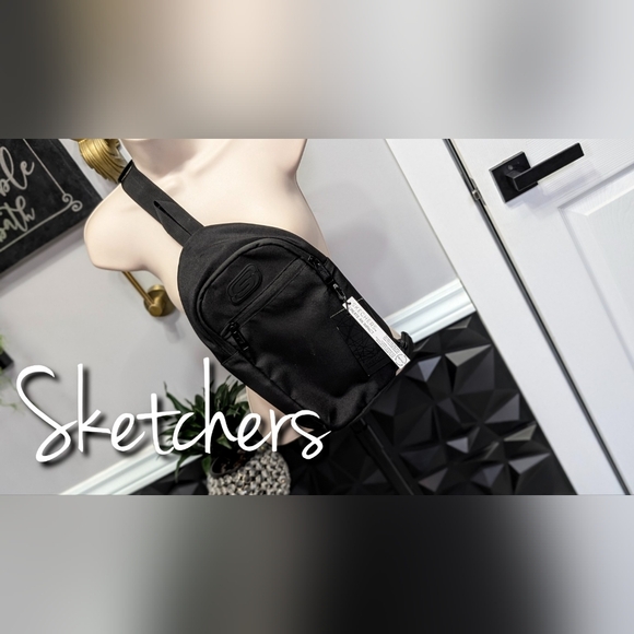 Skechers Handbags - Sketchers Black Crossbody Shoulder Bag